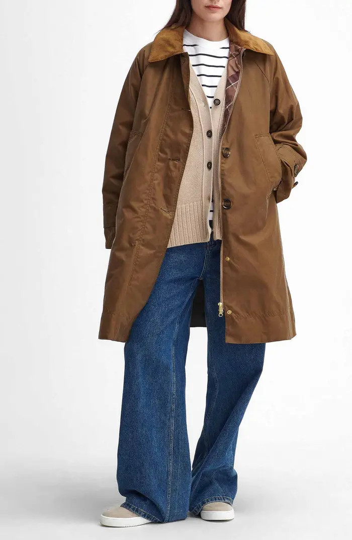 Barbour Hartwick Water Resistant Waxed Cotton Coat | Nordstromrack | Nordstrom Rack