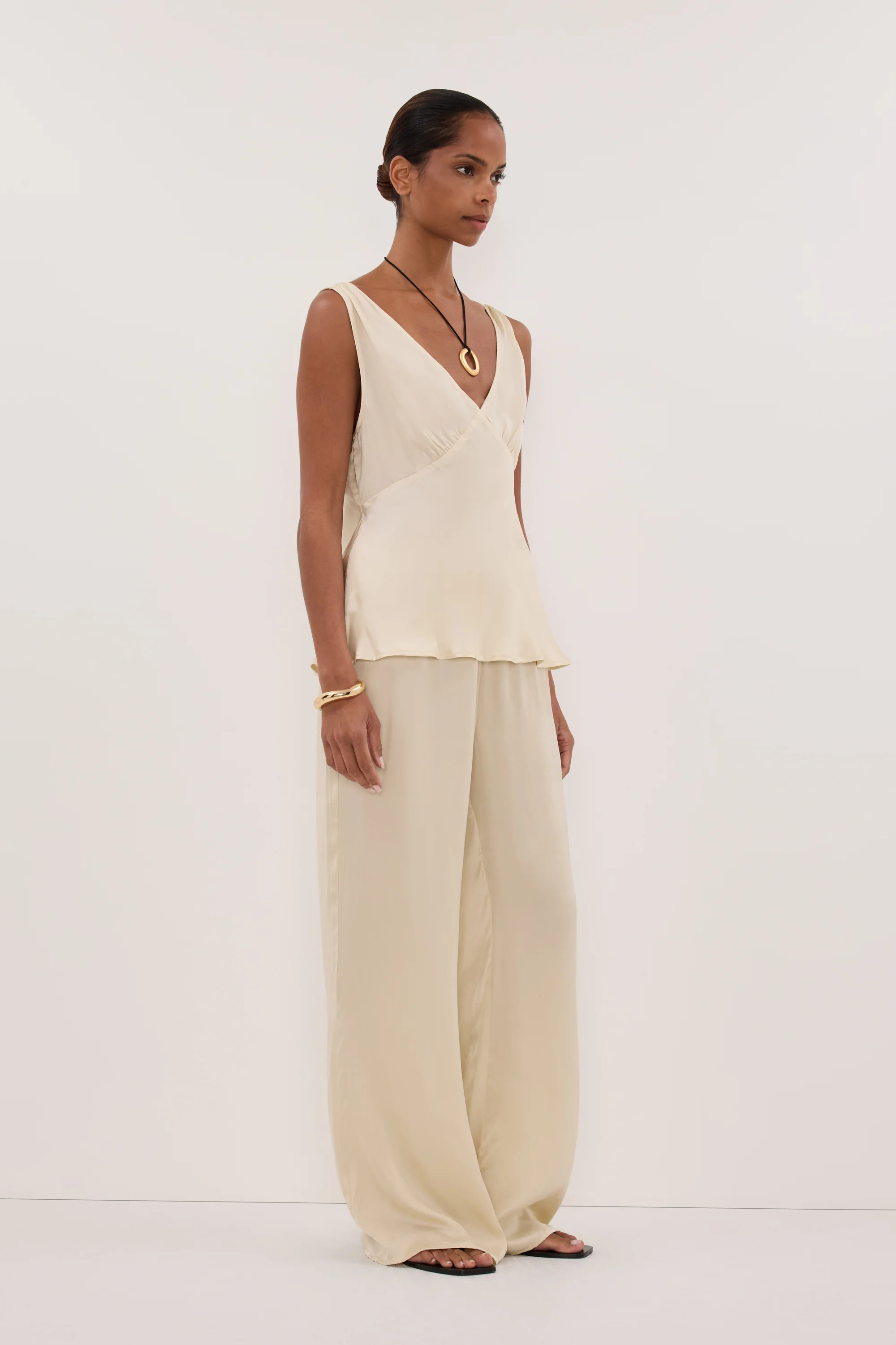 PIPPA STRAW SILK PANT | DISSH