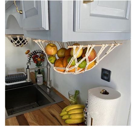 Summer Deal on Clearance 2023! WJSXC Home Kitchen Fruit Hanging Basket Wind Cotton Rope Hand-woven Vegetable And Fruit Net Pocket WH

#ktichemfind
#homestead 