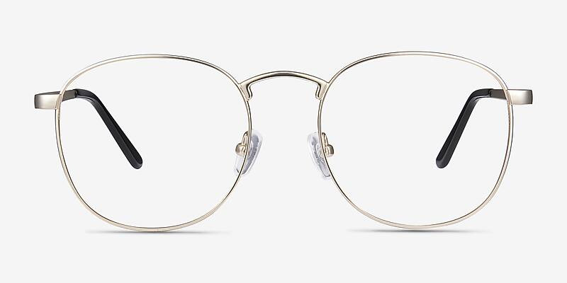 St Michel Round Golden Full Rim Eyeglasses | Eyebuydirect | EyeBuyDirect.com