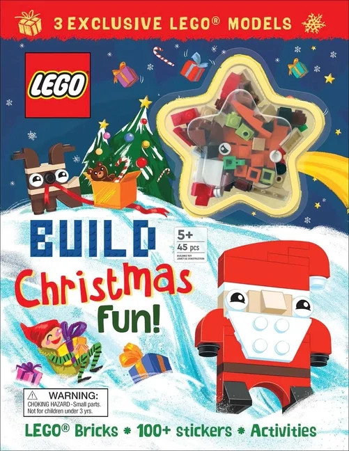Activity Book with Minifigure: LEGO Books: Build Christmas Fun! (Paperback) - Walmart.com | Walmart (US)