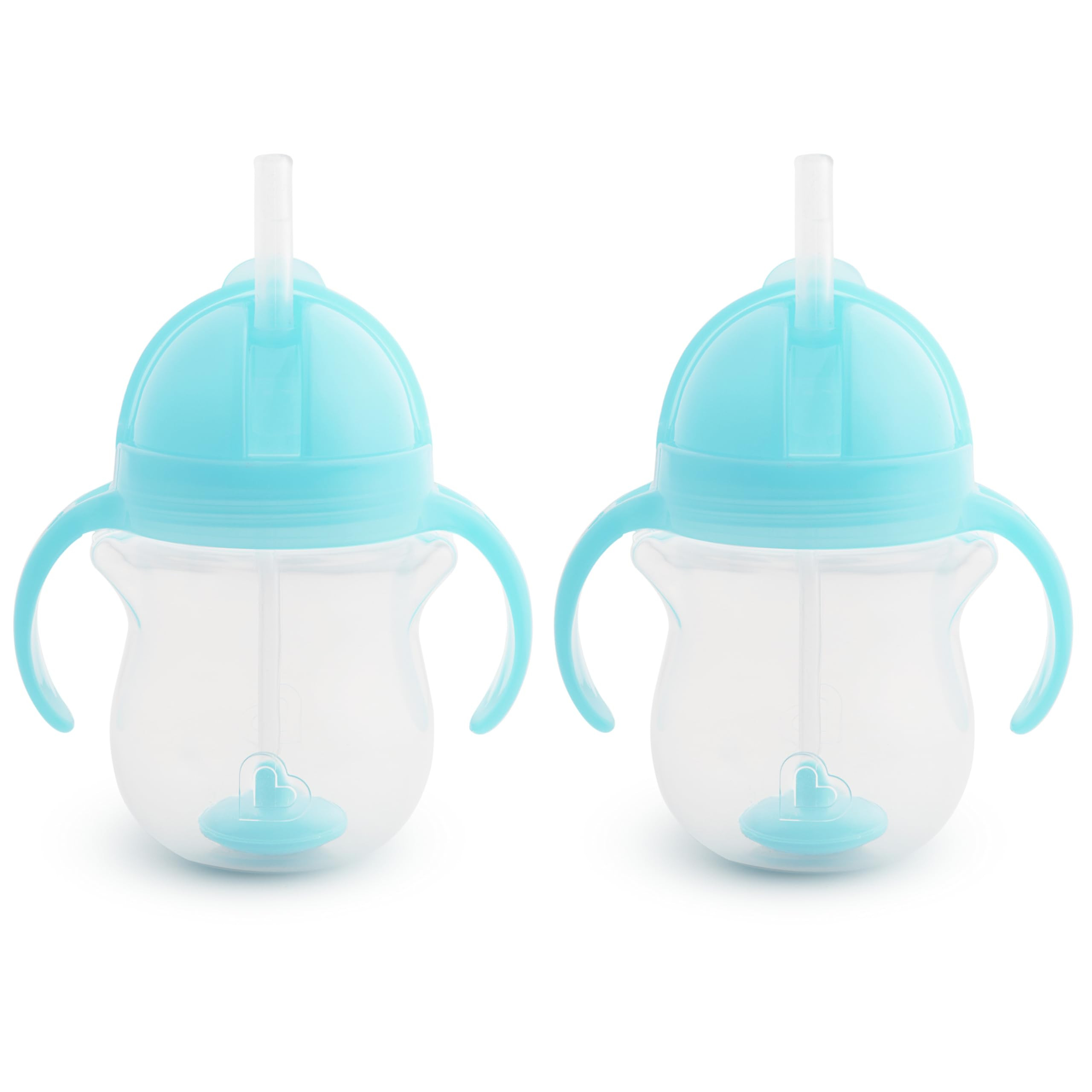 Munchkin Any Angle Sippy Cups for Toddlers, Spill Proof Weighted Straw Cup with Transition Handle... | Amazon (US)
