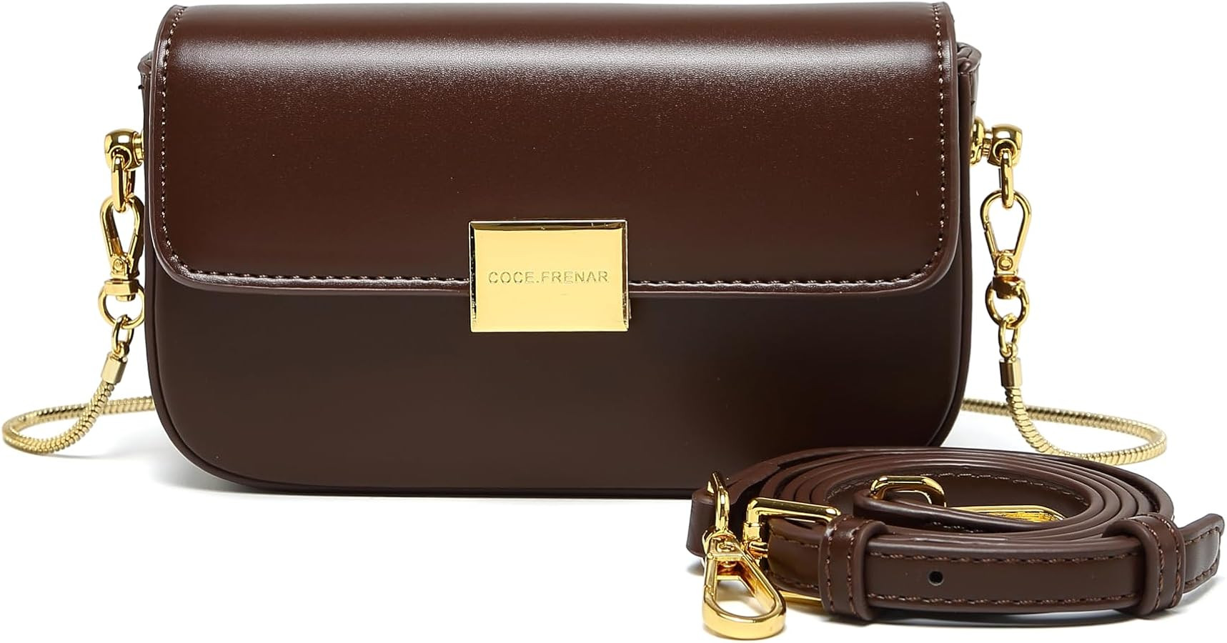 Women's chain crossbody small square bag, fashionable designer mini shoulder bag, women's mobile ... | Amazon (US)