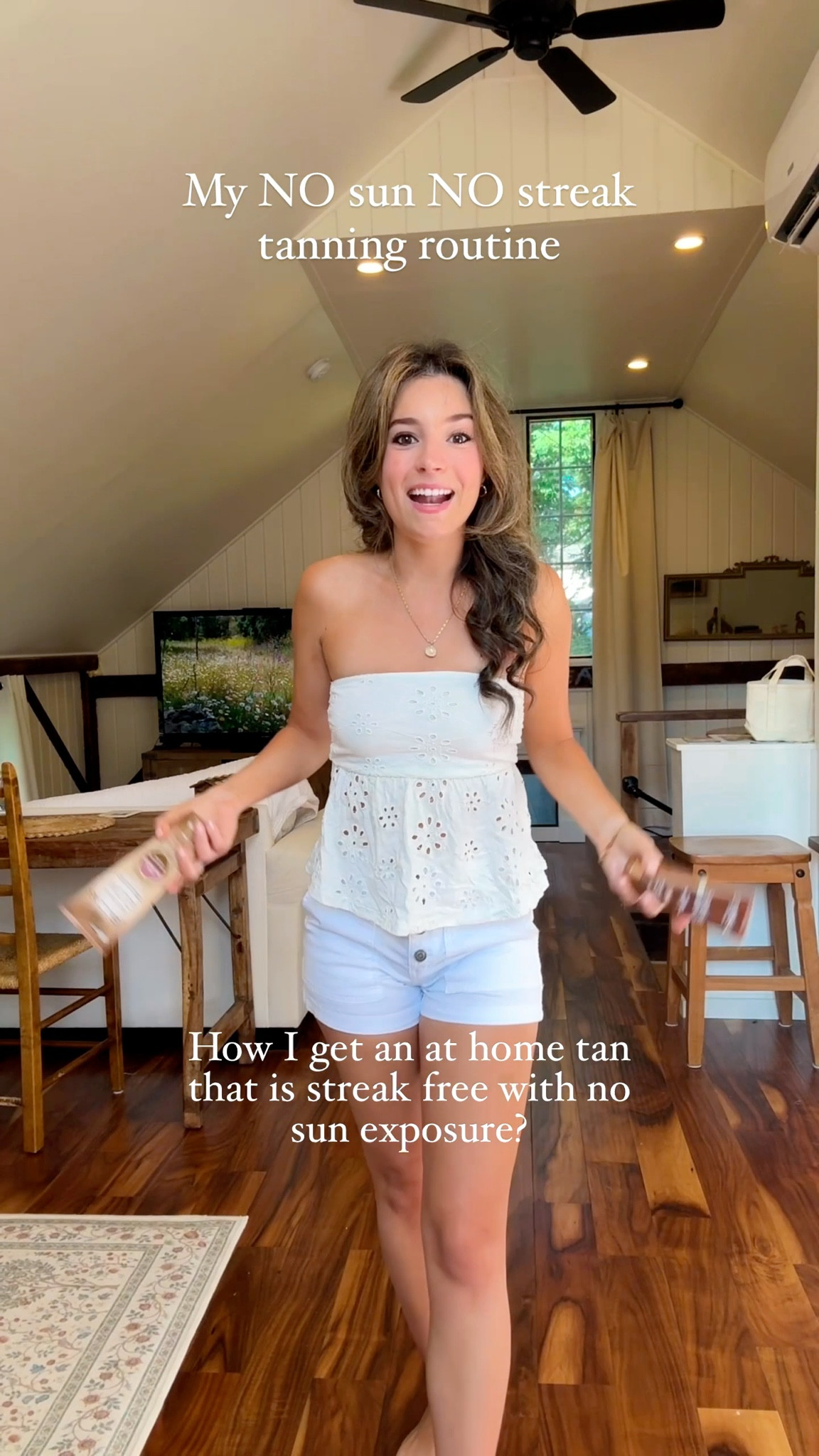 My streak free no sun tanning routine! My fave part about both of these products is that they are also non-transfer (you can trust me i have white sheets and white towels) 😂🤍🌞

For L'Oreal - the wipes and the bottle are the same product, I just prefer the bottle personally! 🥂

#LTKStyleTip #LTKBeauty #LTKSeasonal