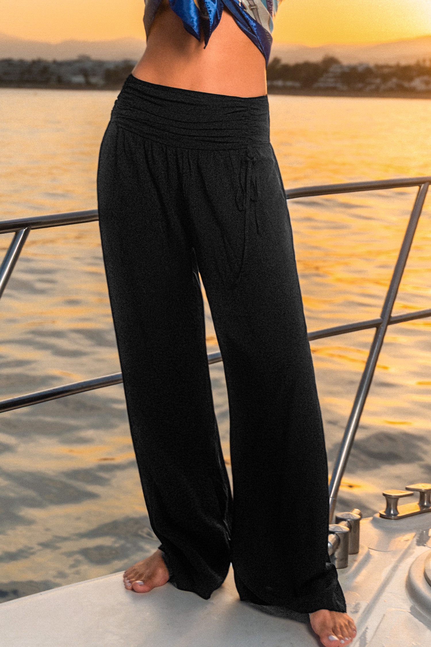 Bare Minimum Black Pants - M | Cupshe US