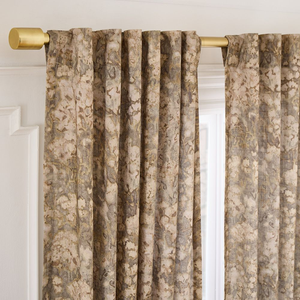 Abstract Hydrangea Curtain | West Elm (US)