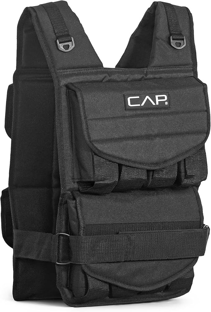 CAP Adjustable Weighted Vest 20–150 lbs for Strength Training, Running & Workouts, Weight Vest ... | Amazon (US)