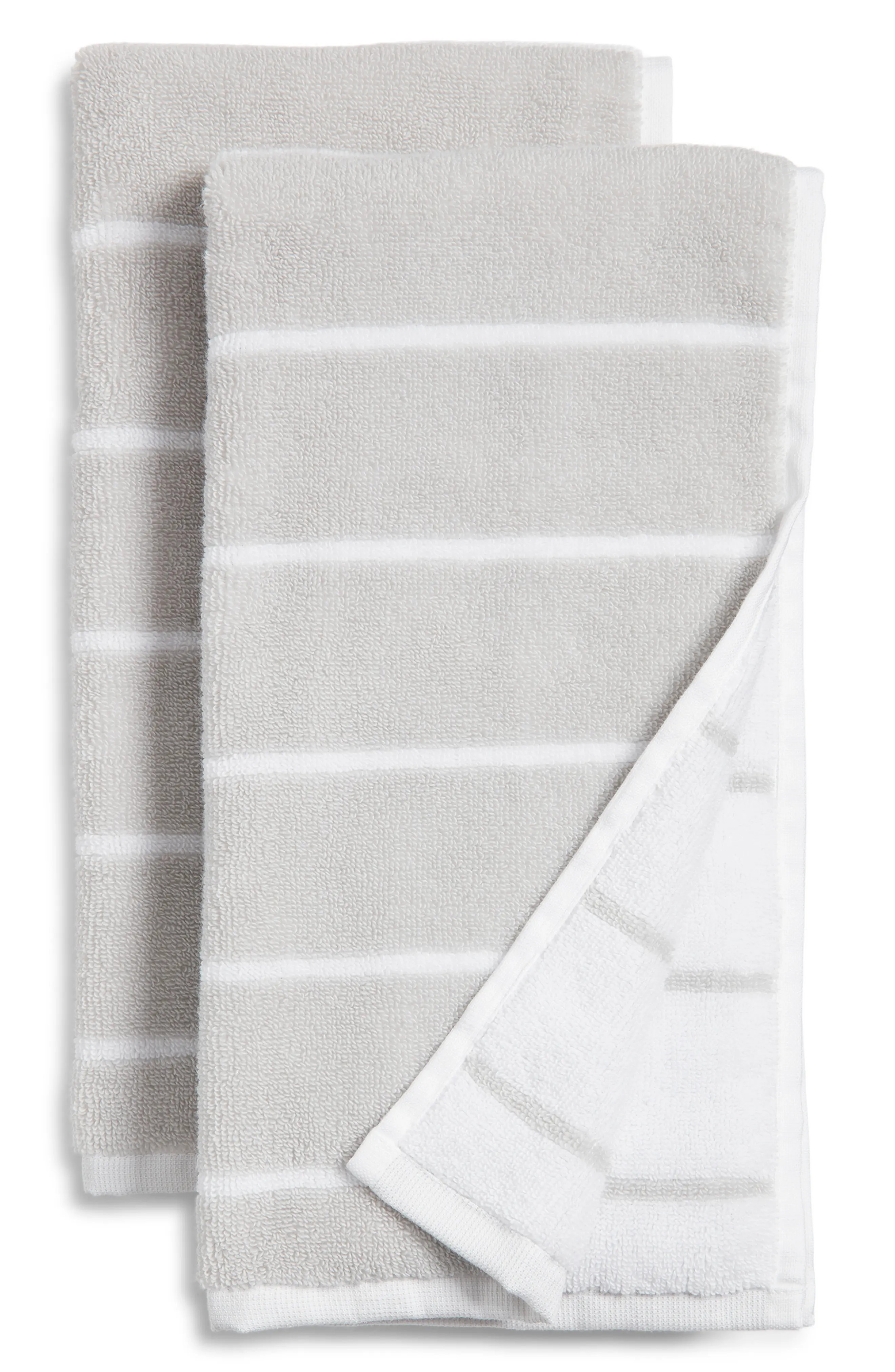 Hydrocotton Stripe Set of 2 Hand Towels | Nordstrom | Nordstrom