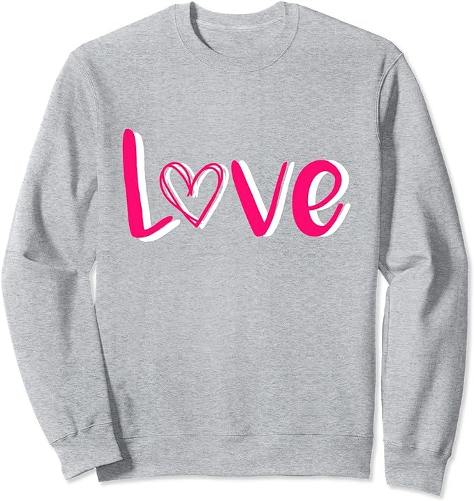 Love Valentine's Day Sweatshirt | Amazon (US)