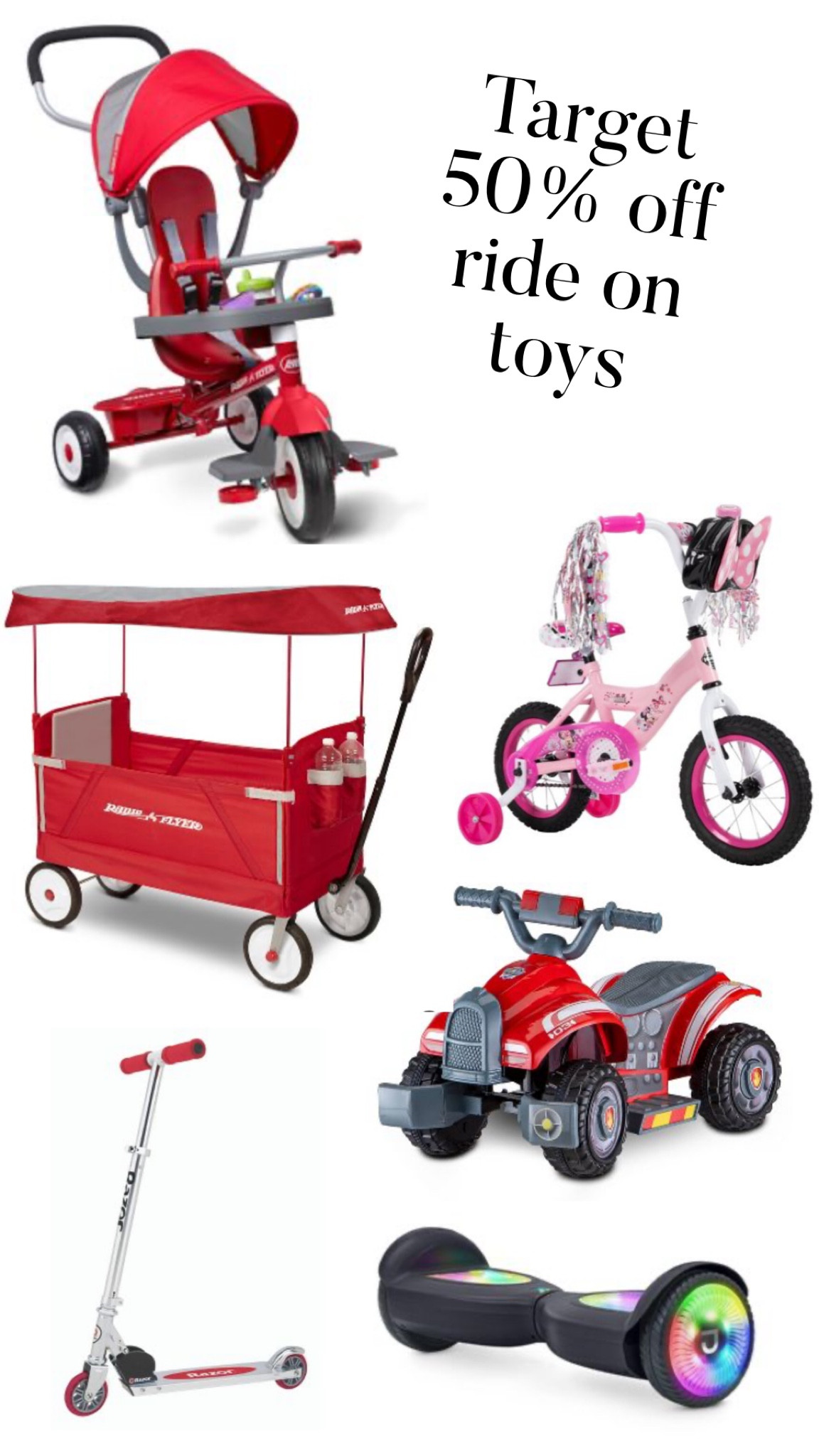 Target 50% off ride on toys! Perfect holiday gift for all ages!!!

#LTKHoliday #LTKGiftGuide #LTKkids