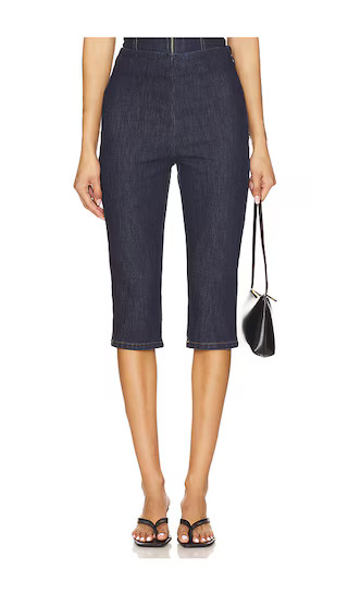 Alix Capri Jeans in Dark Denim | Revolve Clothing (Global)