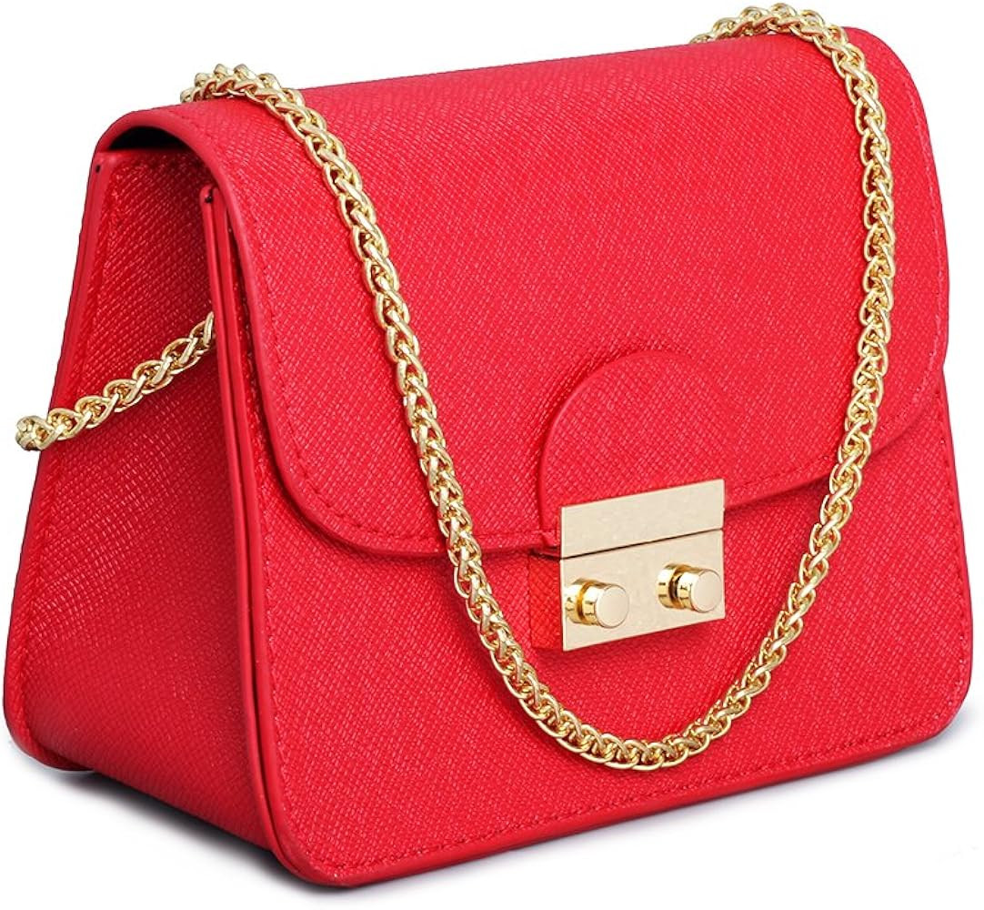 Small Evening Bags for Women Crossbody Bag Chain Shoulder Evening Red Clutch Black Purse Formal B... | Amazon (US)