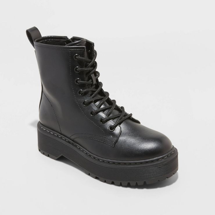 Women's Erin Combat Boots - A New Day™ | Target