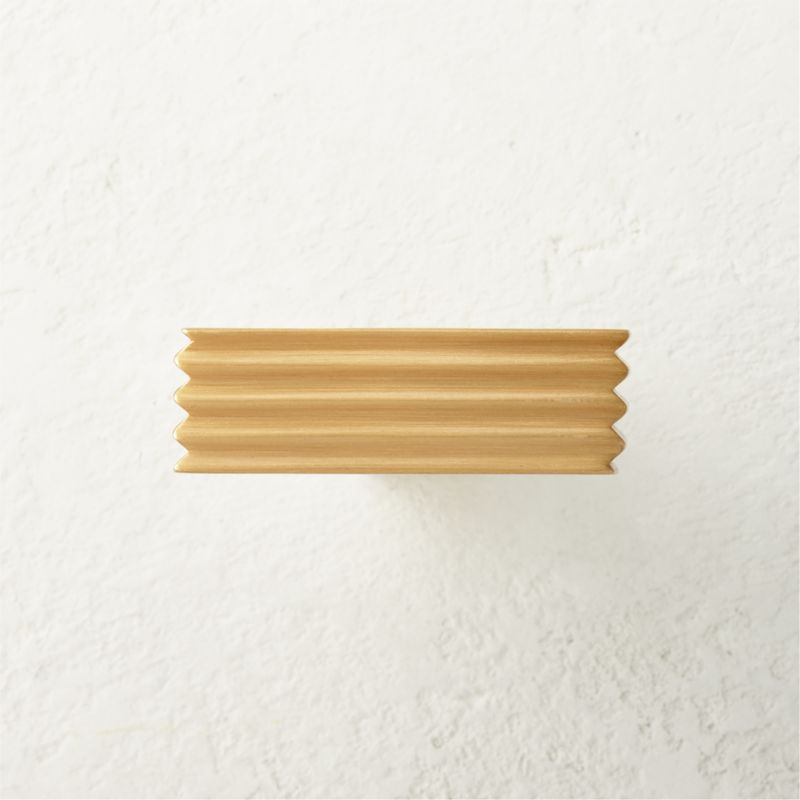 Cody Brushed Brass Knob + Reviews | CB2 | CB2