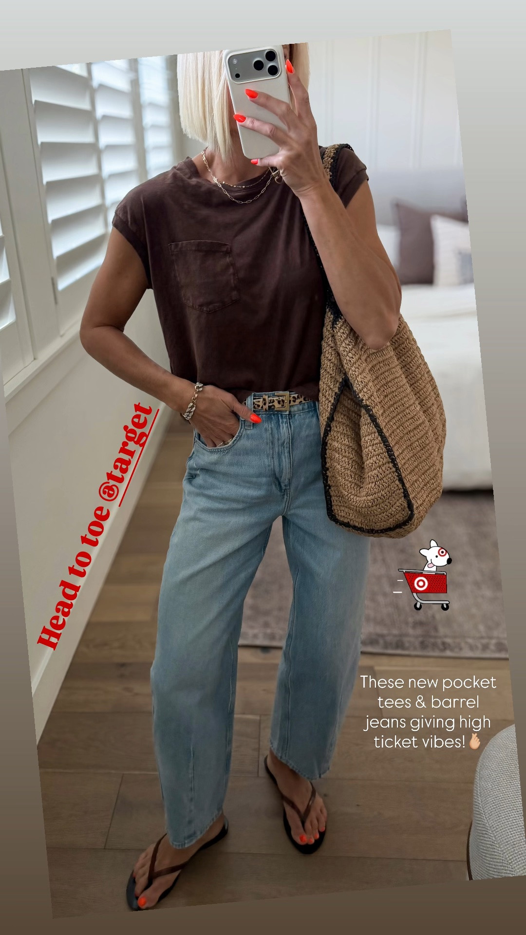 New @Target arrivals for fall giving expensive-looking quality & style. This pocket tee + barrel jeans come in several colors and inseam options!
Sizing: 
T shirt fits tts, imo
And jeans fit tts, ❗️BUT I sized up❗️ for a looser fit. Wearing 6 regular length

#LTKOver40 #LTKmomlife #LTKdayinmylife