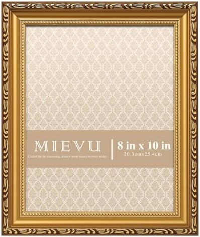 8×10 Picture Frame Gold - Picture Frames for Wall Hanging And Tabletop Display, Ornate Photo Fra... | Amazon (US)