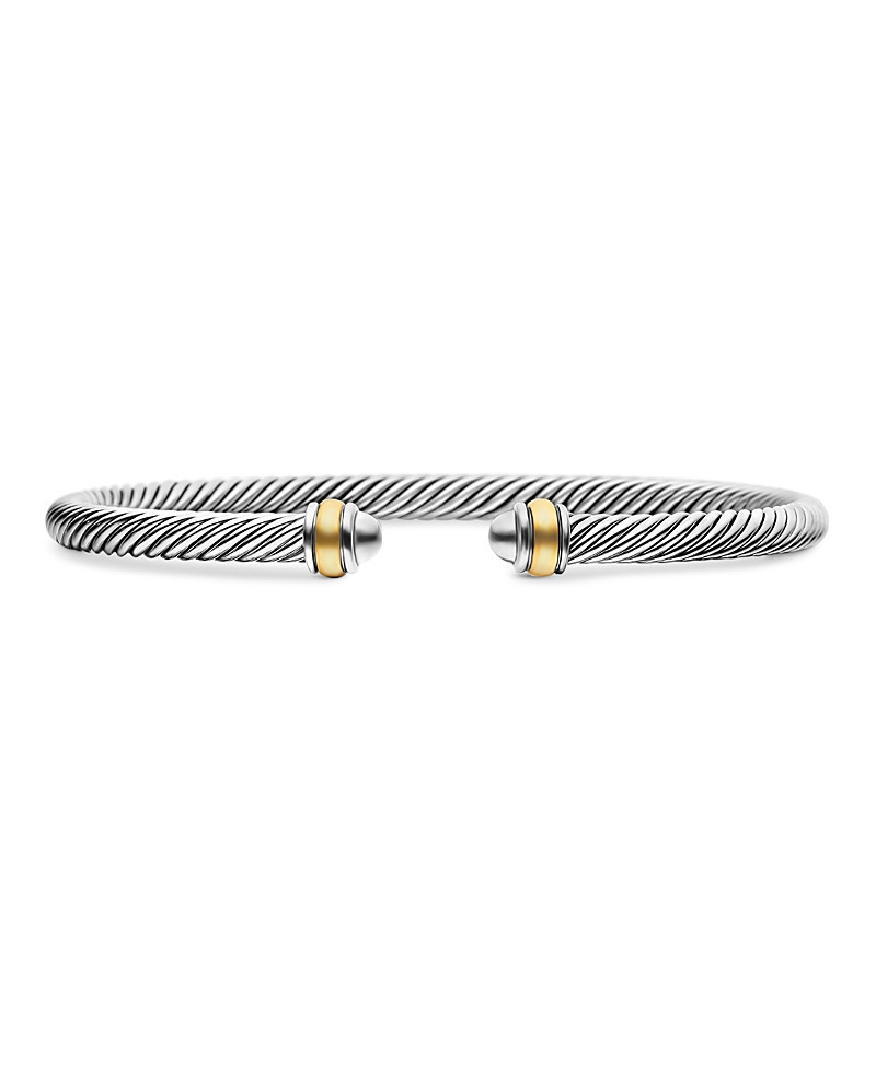 David Yurman Cable Classics Bracelet with 18K Gold, 4mm | Bloomingdale's (US)