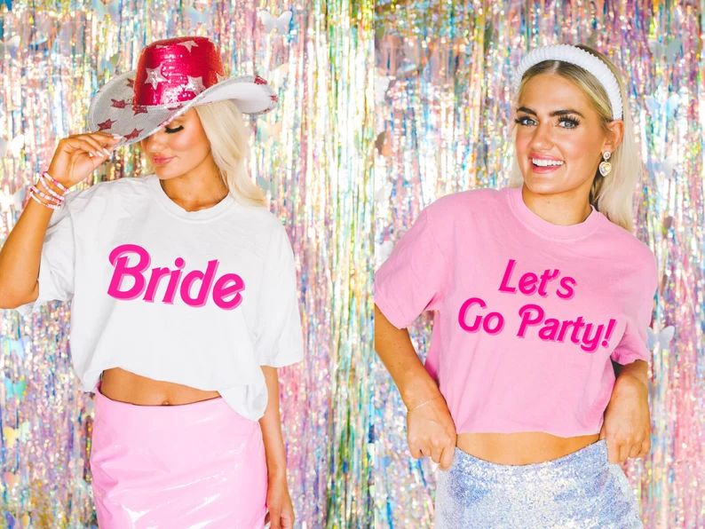 Comfort Colors Here Comes the Bride and Here Comes the Party Retro Bachelorette Party Shirts Groo... | Etsy (US)