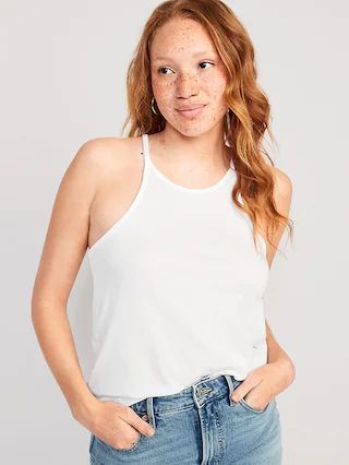 Relaxed Halter Tank Top for Women | Old Navy (US)