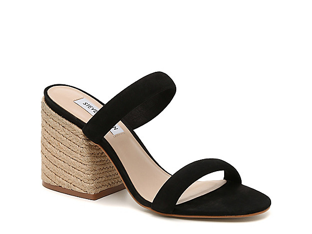 Steve Madden Marcella Espadrille Sandal - Women's - Black | DSW
