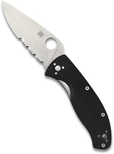 Spyderco Tenacious Folding Utility Pocket Knife with 3.39" Stainless Steel Blade and Durable Non-Sli | Amazon (US)