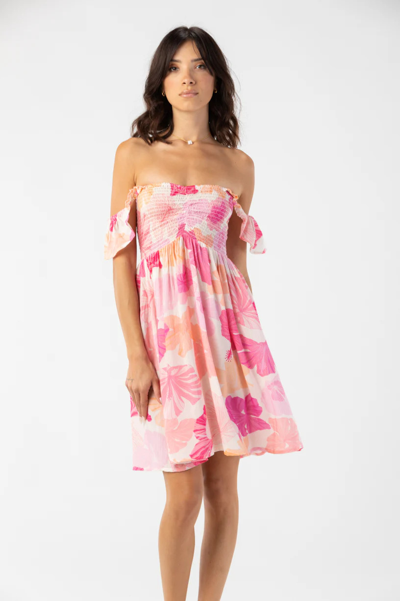 Hollie Mini Dress Naturals | Tiare Hawaii