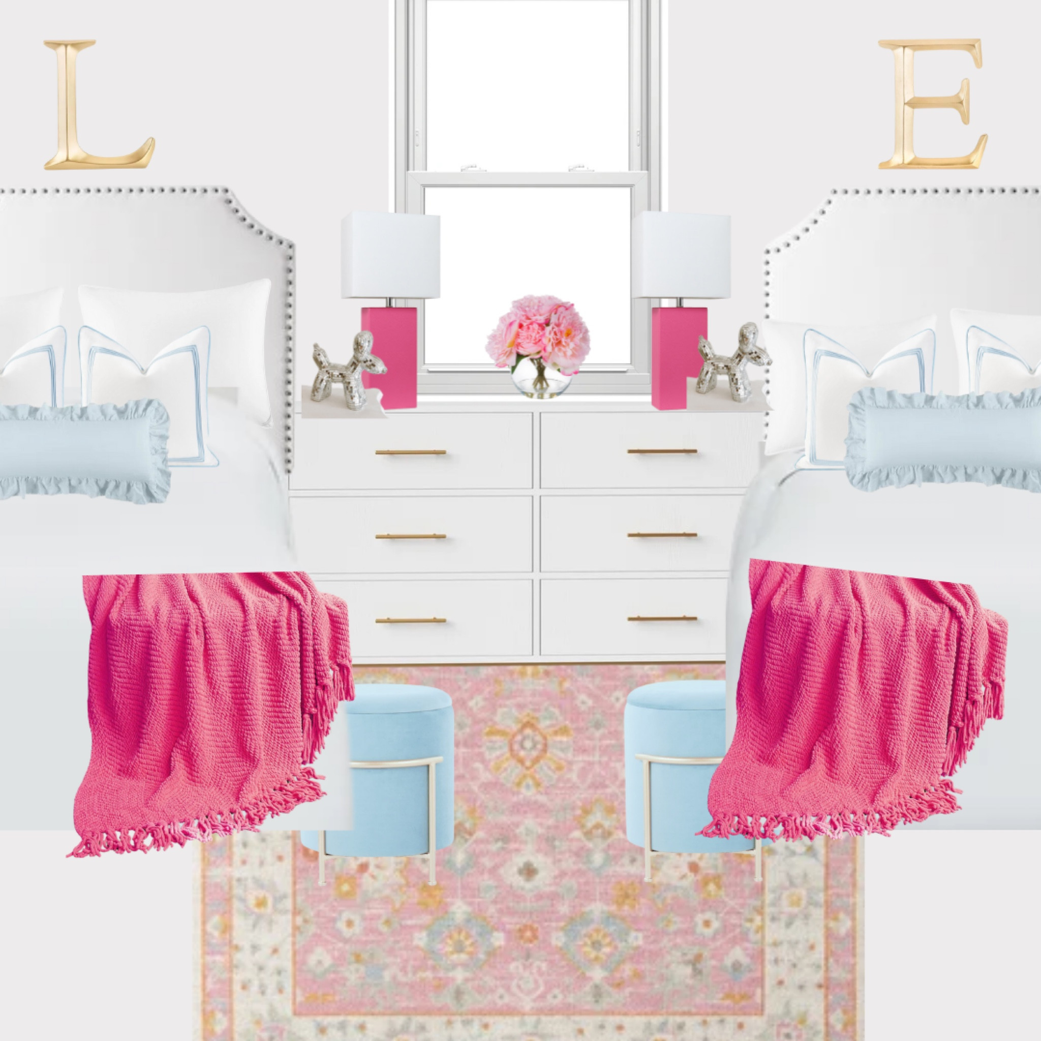 Cottage + Bright Dorm Design #dormdecor #dorminspo #dormdesign