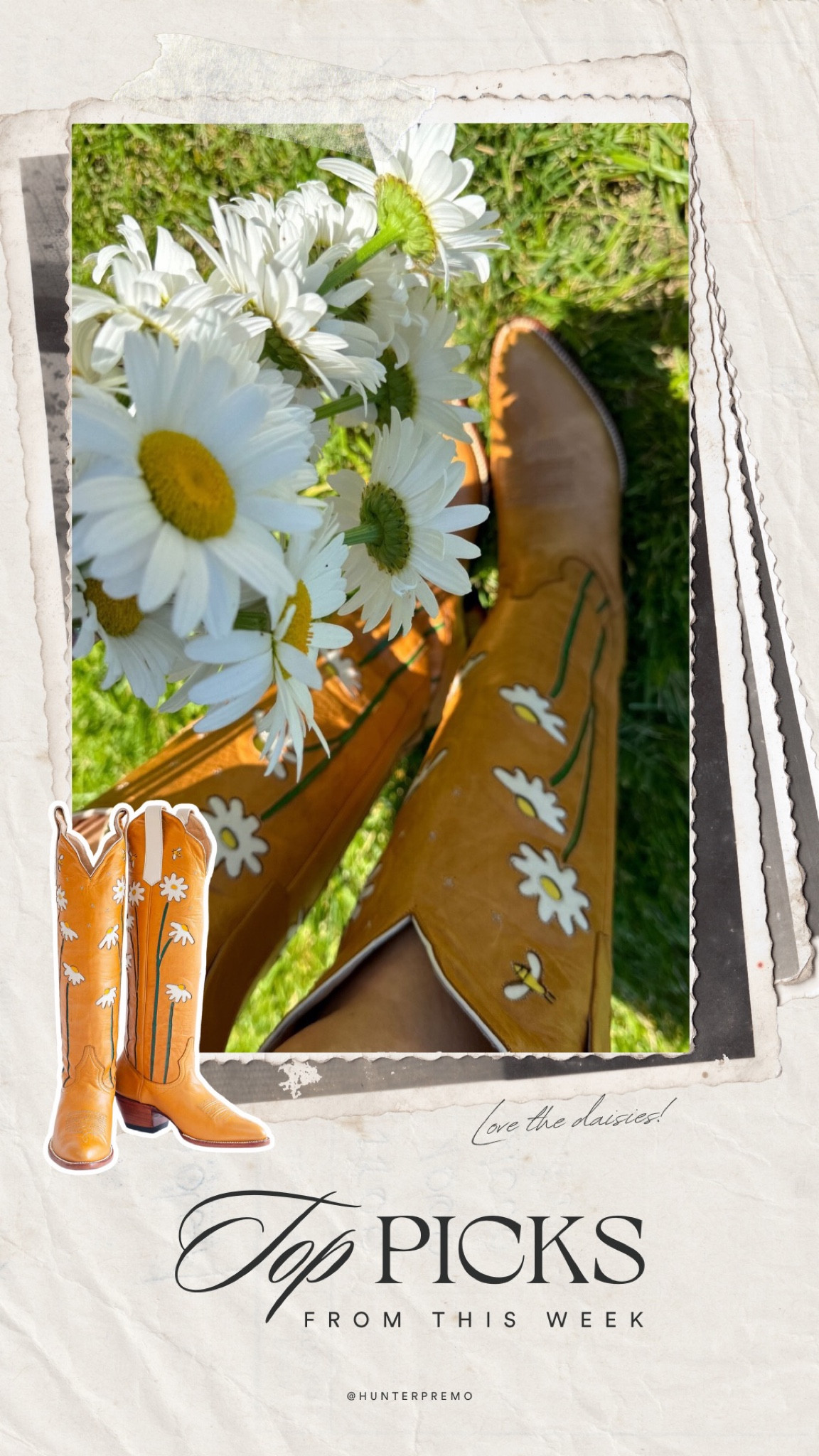 Top Picks! Daisy cowboy boots! Festival outfit, country concert 

#LTKShoeCrush