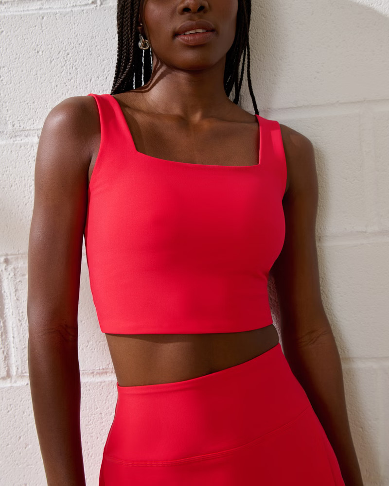 Women's YPB sculptLUX Squareneck Slim Tank | Women's New Arrivals | Abercrombie.com | Abercrombie & Fitch (US)