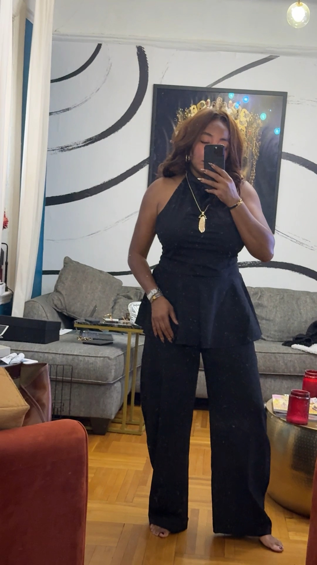 Thought this was a jumpsuit. Added to cart immediately.

It’s actually a funnel-neck top and skirt-layered barrel-leg pants. I’ve been loving the skirt-pant trend because it adds instant interest to an outfit, and this pair gets it right. The funnel-neck top is one of those versatile pieces you’ll wear with everything.

Style Tip: Pair statement pants with a sleek top and let the silhouette do the work.

Kurated by Kéla ✨

#LTKgrwm #LTKootd #LTKWorkwear