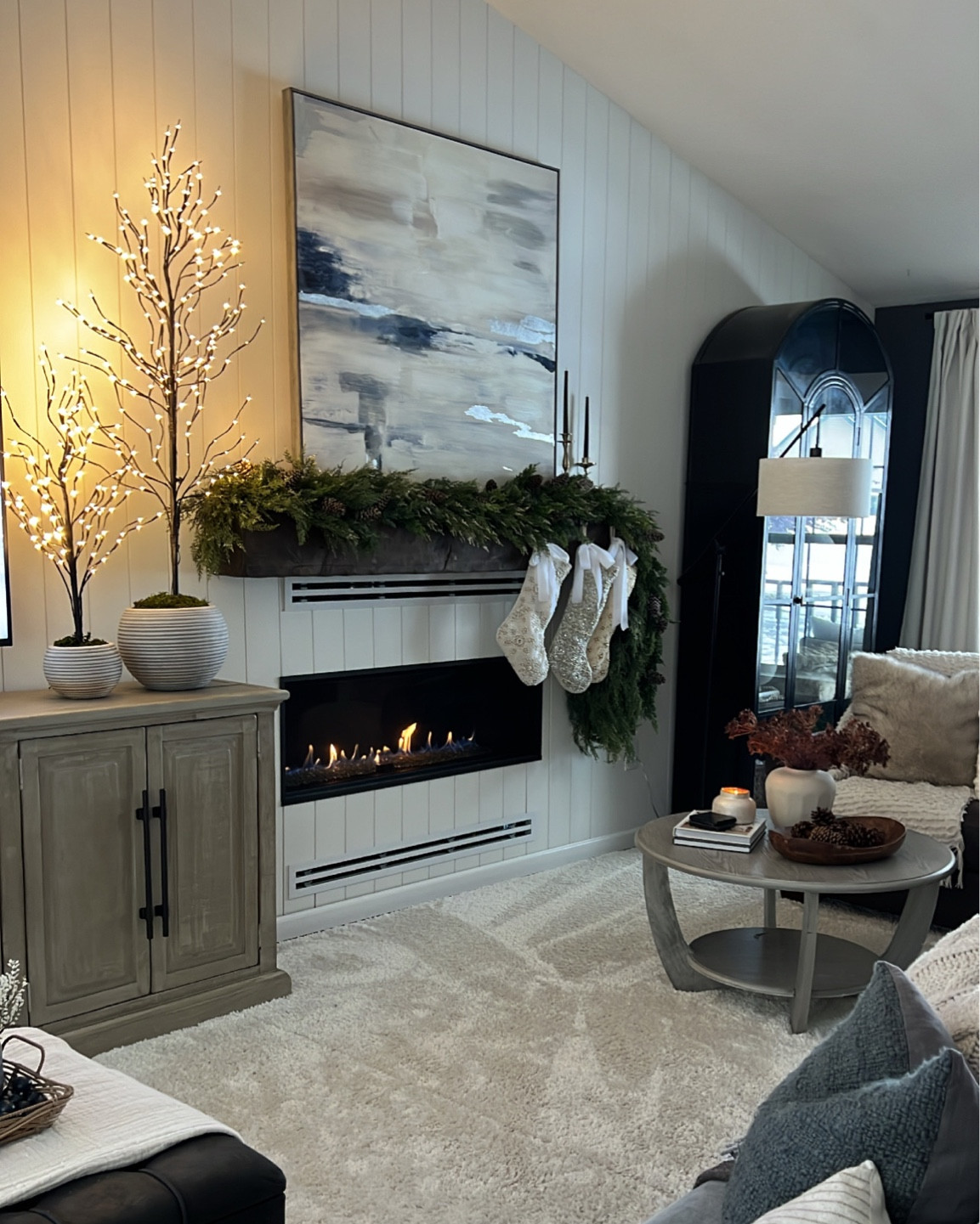 Amazon Pre-Lit Tree 

UPDATE: Mine are currently showing sold out.  (The white option still comes as a set of 3 and can be sold separately). I’ve linked a similar singular darker option as well. 

I removed the base and threaded the cord through the bottom of the pot. I stuffed it with plastic, paper bags etc. (towels work too) then topped it with Spanish moss and then green moss. 

My pots are from the at Home store, but I’ve linked a variety of Amazon options. 

#LTKHoliday #LTKhome #LTKSeasonal