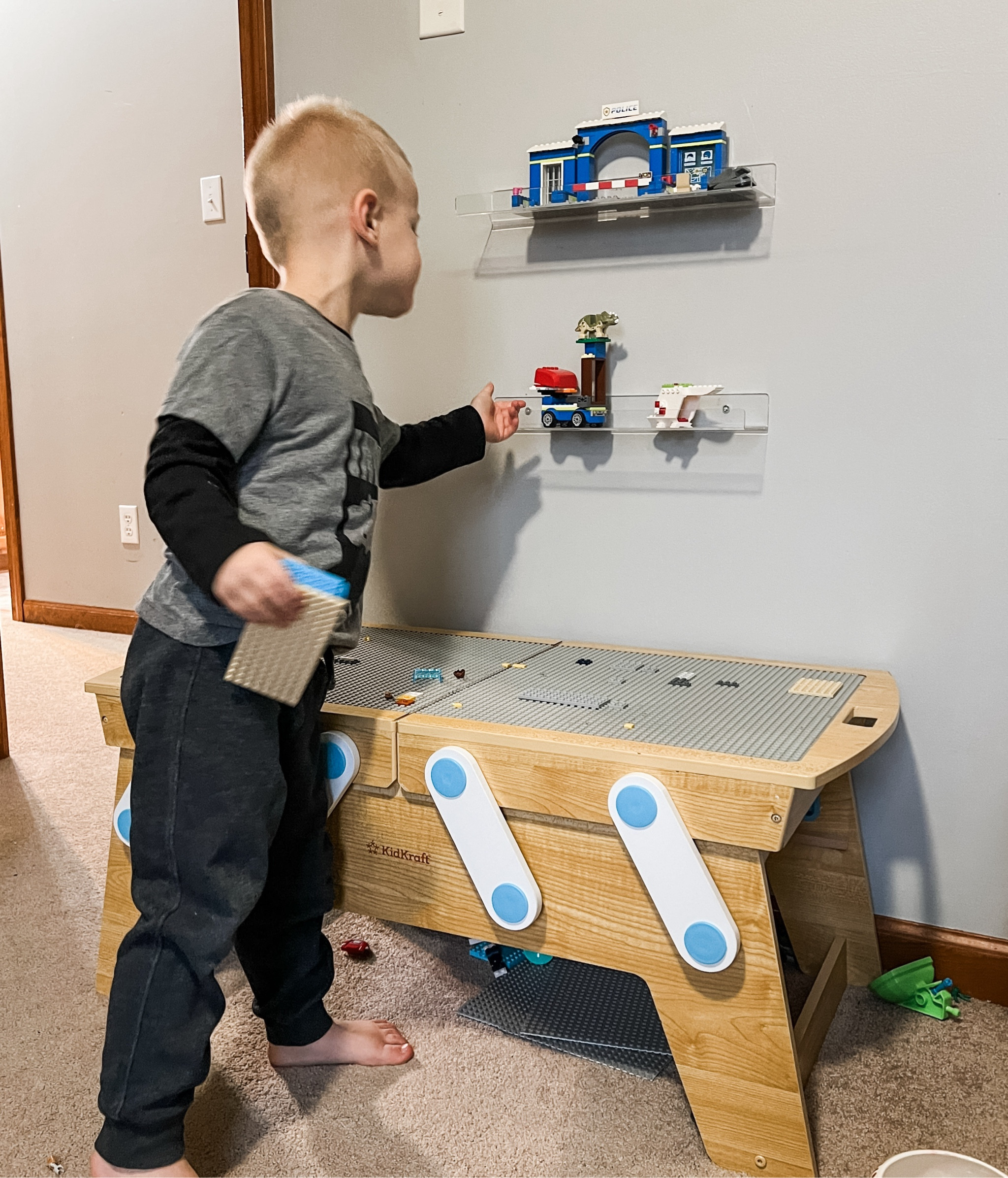 All three of my boys love this Lego table and displaying what they’ve made with these clear shelves! #boymom #kidkraft #kids #ltkkids 

#LTKfamily #LTKkids #LTKbaby