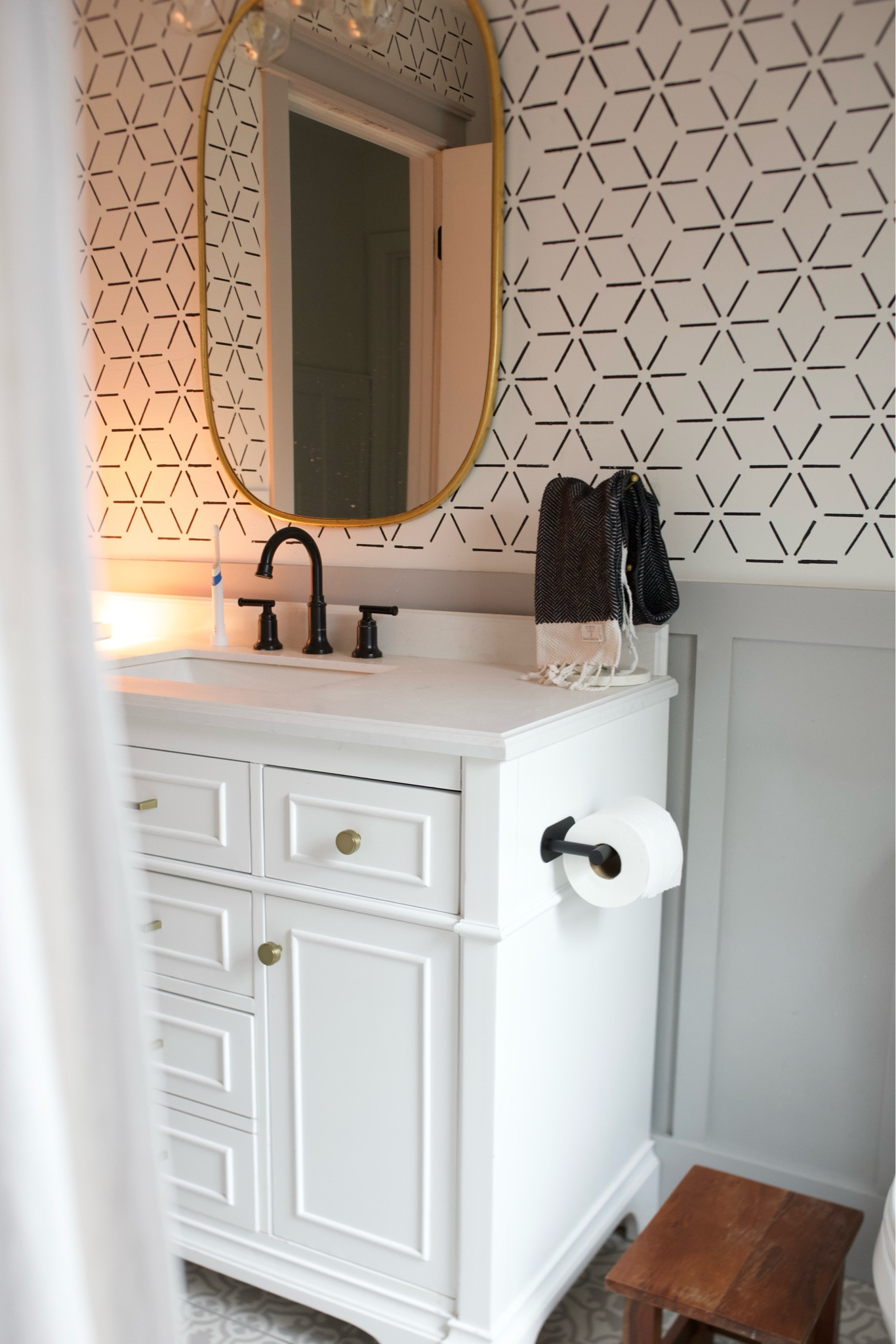 I’ve had this adhesive toilet paper 🧻 roll sitting around for too long. Finally implemented it on the vanity and said goodbye to the TP stand that ALWAYS fell over  

#LTKhome #LTKstyletip
