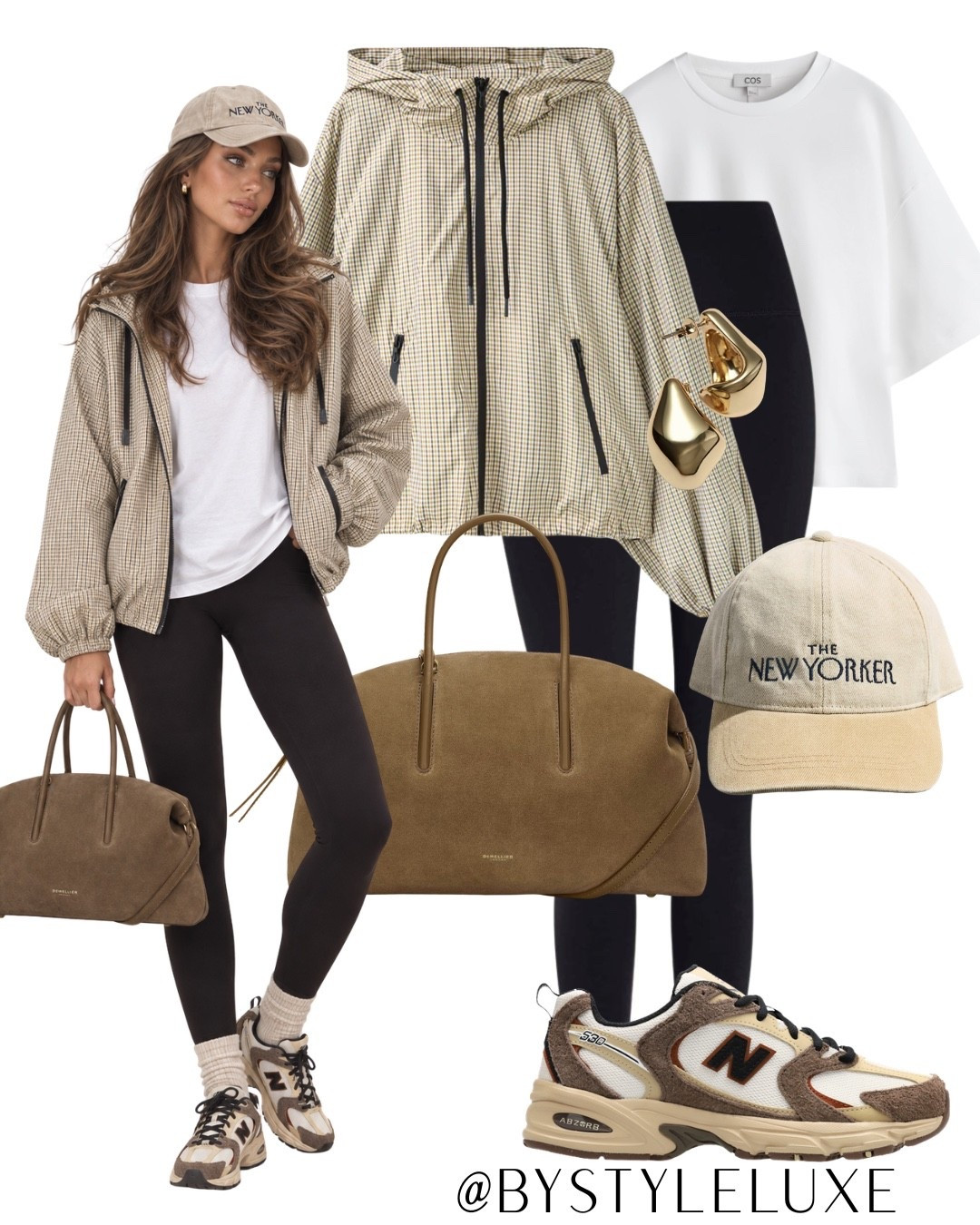 AUTUMN LEGGINGS - Check jackets are trending and this one is affordable and perfect for casual everyday looks, styled here with leggings and trainers for off duty

#trainers #jacket #leggings

#LTKautumn #LTKeurope #LTKshoes