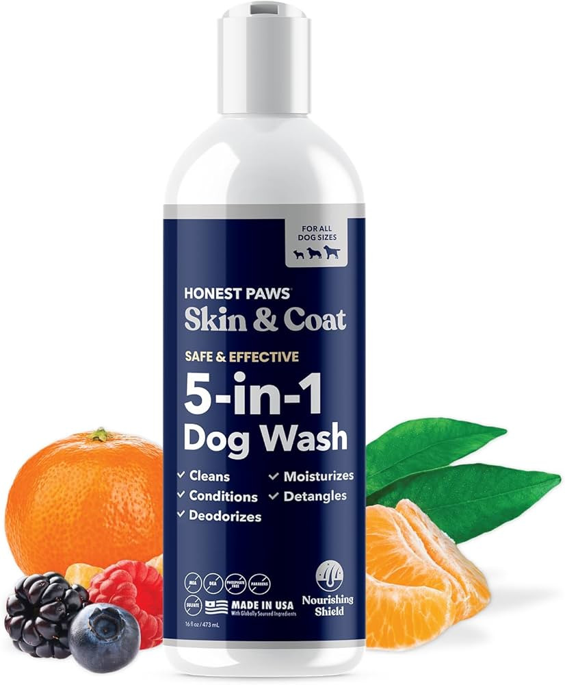 Honest Paws Dog Shampoo and Conditioner - Premium Dog Wash for Allergies and Dry, Itchy, Moisturi... | Amazon (US)