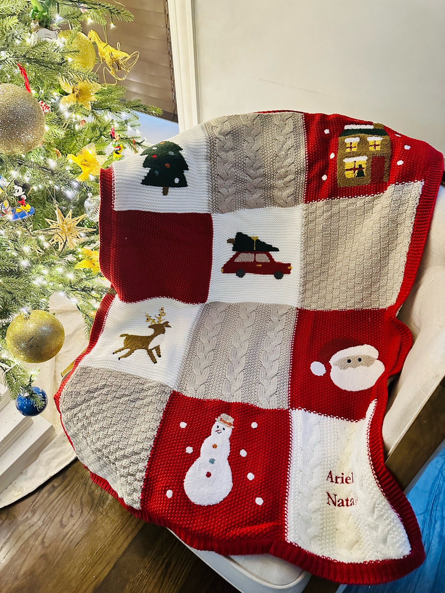 Holiday, Christmas patchwork baby blanket on sale from Pottery Barn kids, custom embroidery, Santa, snowman, red truck, Rudolph, baby quilt, Jaclin Natale 


#LTKbaby #LTKSeasonal #LTKHoliday