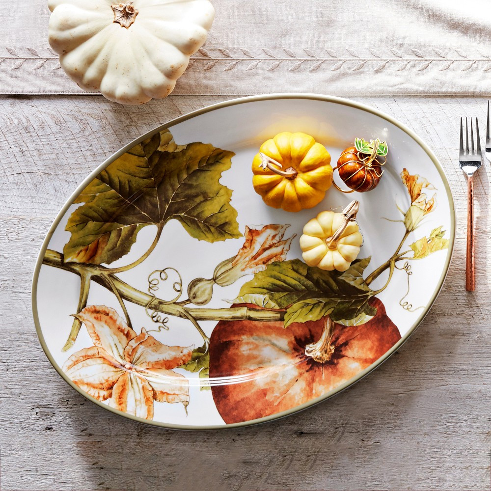 Botanical Pumpkin Platter | Williams-Sonoma CA