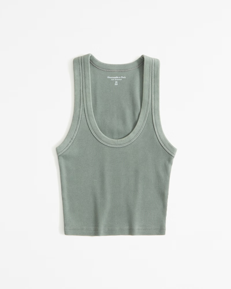 Essential Scoopneck Tank | Abercrombie & Fitch (US)