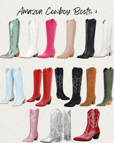 Amazon Cowboy Boots

#LTKSeasonal #LTKShoeCrush #LTKStyleTip