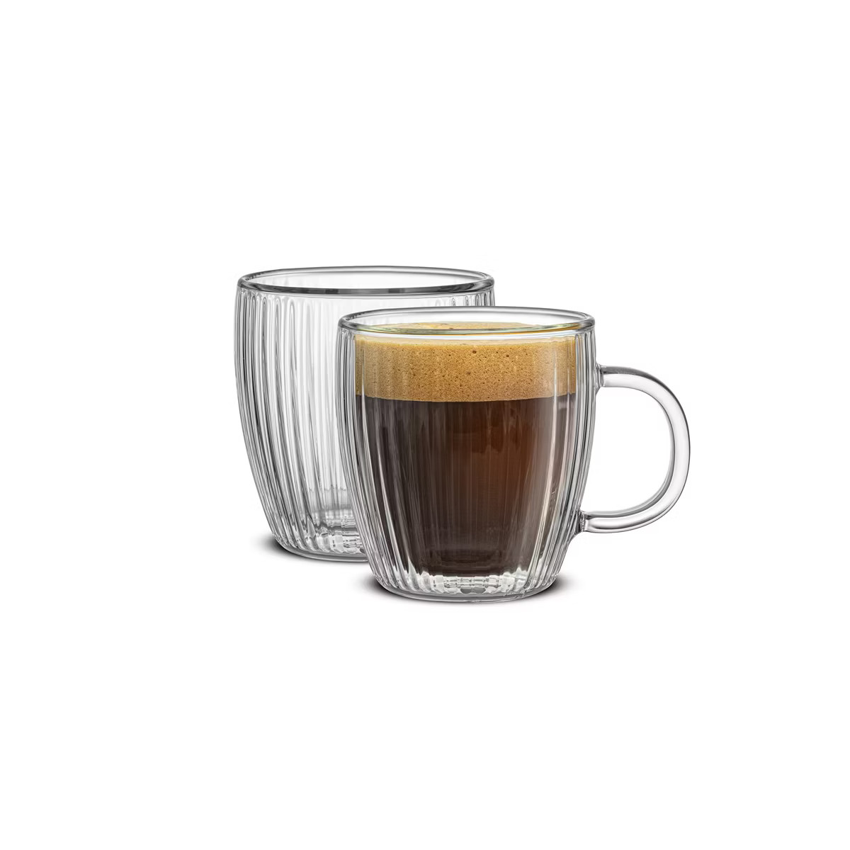Fluted Savor Double Wall Espresso 5.4oz - Set of 2 | Target