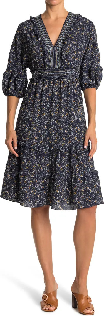 V-Neck Empire Waist Dress | Nordstrom Rack