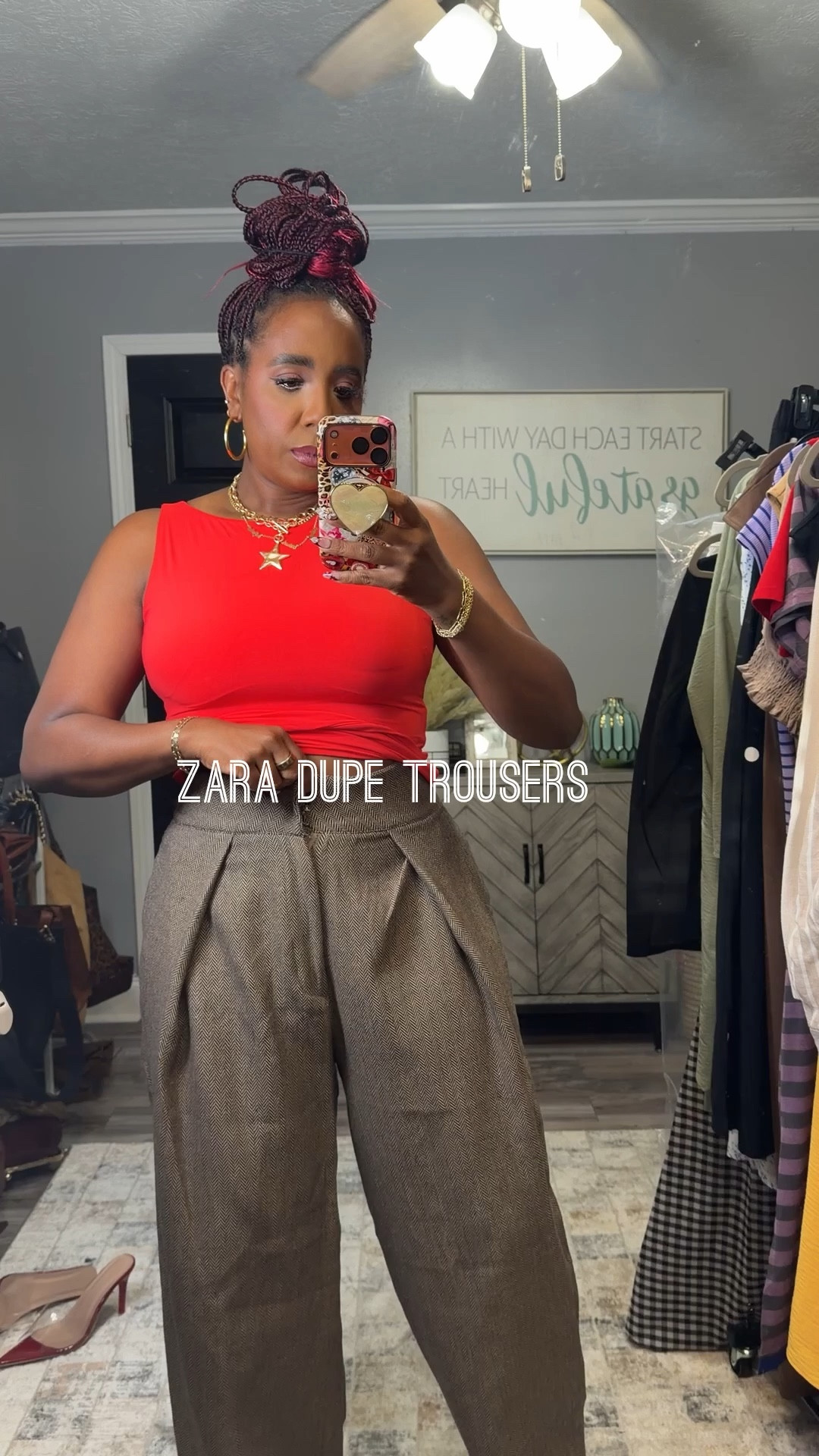 I’m wearing a large 8/10