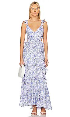 ASTR the Label Cassis Dress in Blue Floral from Revolve.com | Revolve Clothing (Global)