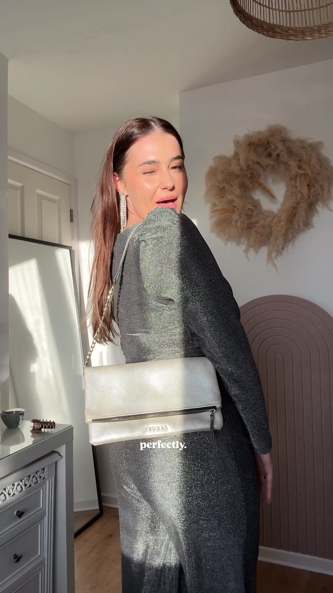 Wearing a size medium as a UK size 12, 5’4 and UK30GG 

#LTKpartywear