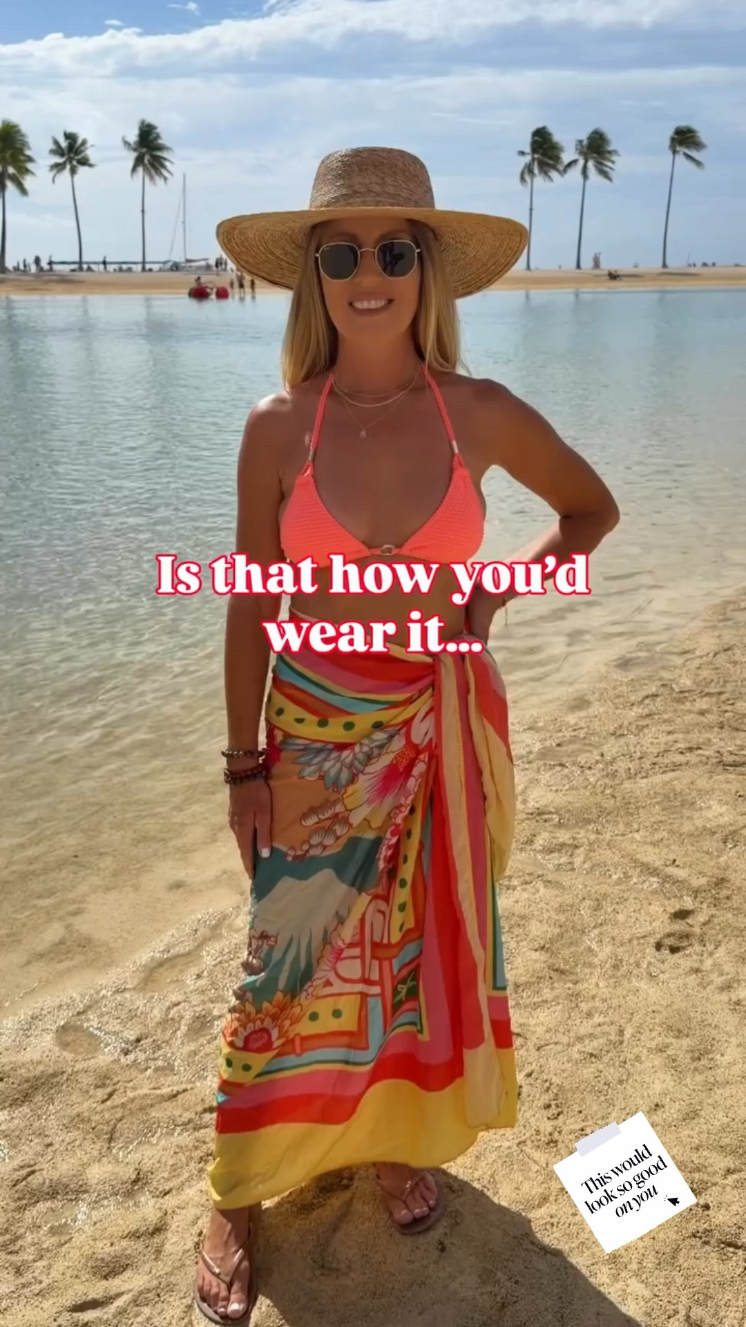 This super easy sarong dress 👀? YES or NO ?

Bikini is 27 and i have a discount code 💰

Use code ISLE15 for 15% off on orders $70+ @Cupshe 

#beachwear #diydress #sarong

#LTKU #LTKootd #LTKSwim