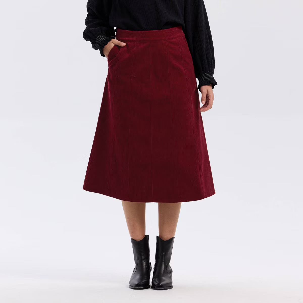 Women's Corduroy Midi A-Line Skirt - Universal Thread™ | Target