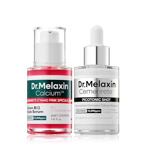 Dr.Melaxin Lumi firm & lift Duo | Korean facial Collagen Firming serum plumping skin & tightening refines skin repair density | Cyano Pink Spicule Serum + Picotonic Shot Ampoule | Amazon (US)