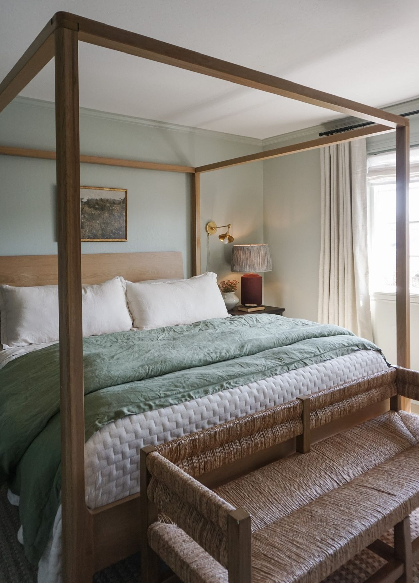 Bedroom makeover, perfect for spring 🌸 I love how paint makes a huge difference (that lamp is originally white!)
-
Bedroom decor. Home decor. Spring decor. Duvet cover. Linen bedding. Linen sheets. Canopy bed. Cozy vibes. Rug. Table lamp

#LTKhome #LTKSeasonal #LTKunder50