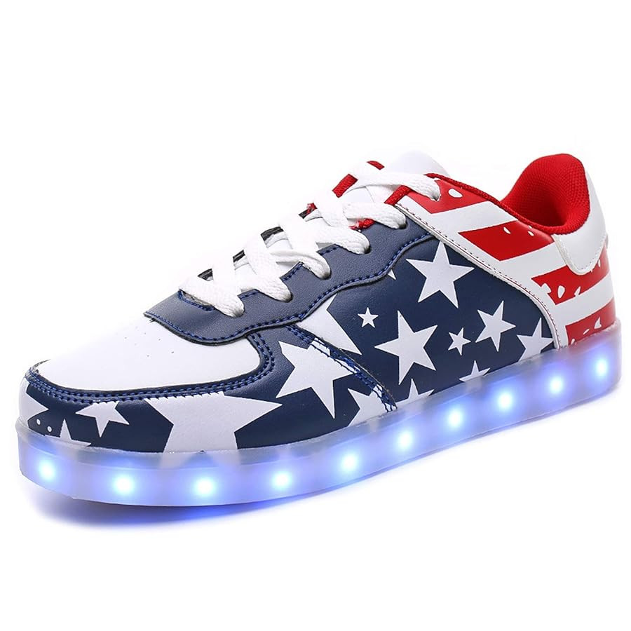 Adults Patriotic Flag Shoes for Men Women USA America Fashion Sneakers President Independence | Amazon (US)