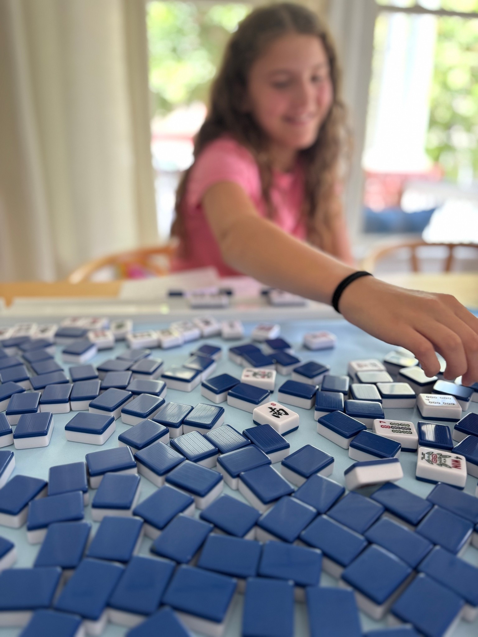 Little Mahj time with my mini 

#LTKHome #LTKFamily